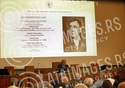 A day dedicated to Vasko Popa and the 100th anniversary of his birth (192219912022) was organized in the Ceremonial Hall of the Serbian Academy of Sciences and Arts.
Dan posvecen Vasku Popi i 100. godisnjici od rodjenja (192219912022) organizov A day dedicated to Vasko Popa and the 100th anniversary of his birth (192219912022) was organized in the Ceremonial Hall of the Serbian Academy of Sciences and Arts.
Dan posvecen Vasku Popi i 100. godisnjici od rodjenja (192219912022) organizov