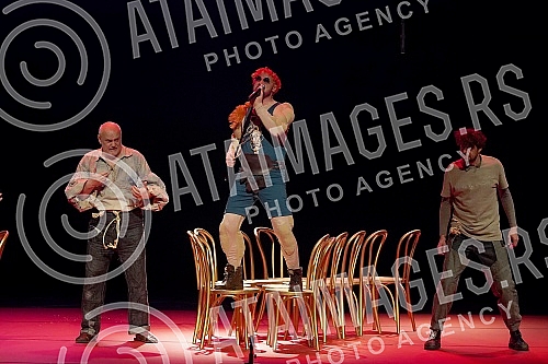 The premiere of the play