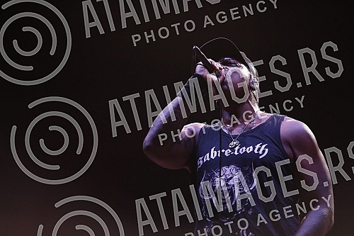 Performance of the Brazilian heavy metal band Sepultura on the Main Stage of the Exit festival.Nastup brazilskog hevi metal bend Sepultura na Glavnoj bini Exit festivala.