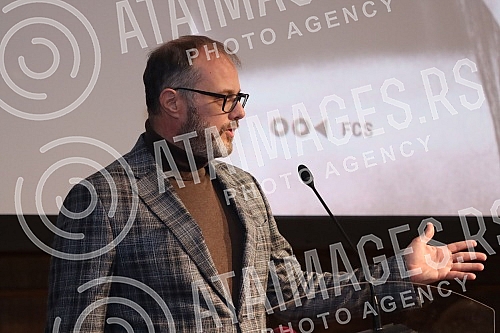 In the Great Hall of the Yugoslav Cinematheque, a promotion of the monograph on Neda Arneric 