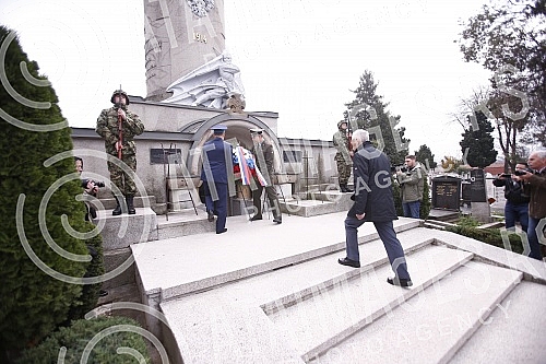 The Embassy of the Russian Federation in Belgrade marked Armistice Day in the Great War by laying wreaths at the Memorial Ossuary to Russian soldiers killed in the First World War.Polaganjem venaca na Spomen-kosturnicu ruskim vojnicima stradalim u 