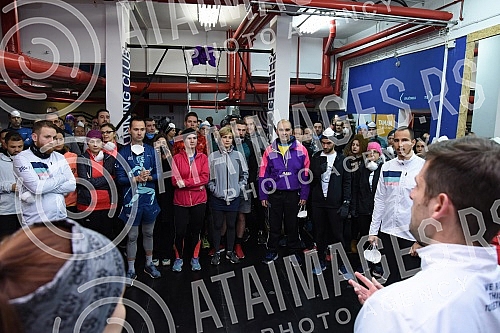 Public training SMOG JOG Belgrade: Running under the masks held organized by the Belgrade Racing Club and the site trcanje.rs.Odrzan javni trening  SMOG JOG Beograd: Trcanje pod maskama u organizaciji  Beogradskog trkackog kluba i sajta trcanje.rs.