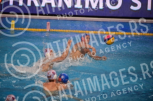 The match for the third place at the FINA World Junior Championship between the teams of Spain and the Netherlands was played at the pool on May 25. Milan Gale Muskatirovic.Mec za trece mesto na FINA Svetskom prvenstvo za juniore izmedju ekipa Span