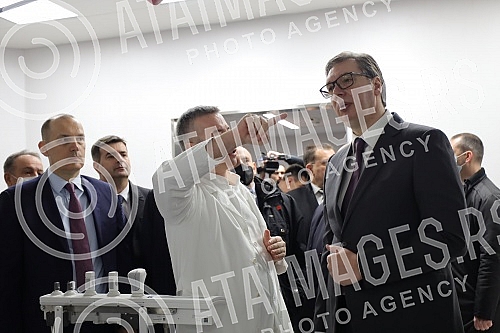 The President of the Republic of Serbia, Aleksandar Vucic, attended the opening of the new Clinical Center of Serbia after the completion of the first phase of works.Predsednik Republike Srbije Aleksandar Vucic prisustvovao je otvaranju novog Klini