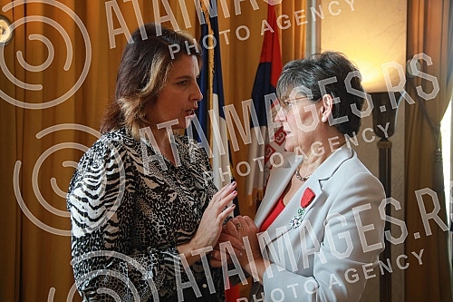 At the residence of the French Embassy, ââAmbassador Pierre Cochard presented the highest French decoration, the National Order of the Legion of Honor in the rank of Knight, to the Secretary General of the Europa Nostra organization Sneski Quaedv