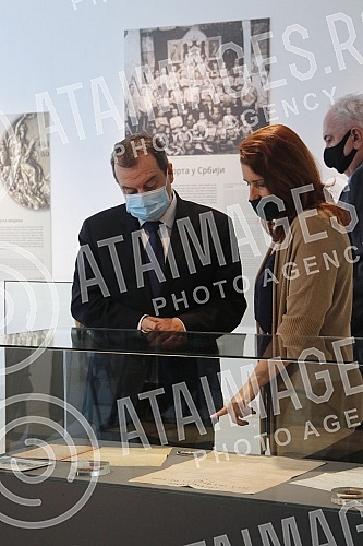 The President of the National assembly of the Republic of Serbia, Ivica Dacic, visited the exhibition The President of the National assembly of the Republic of Serbia, Ivica Dacic, visited the exhibition