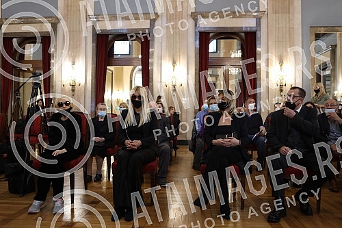 Commemoration on the occasion of the death of one of the greatest Serbian and Yugoslav singers of popular music, Djordje Marjanovic, was held in the Ceremonial Hall of the Belgrade City Assembly.
Komemoracija povodom smrti jednog od najvecih srpskih Commemoration on the occasion of the death of one of the greatest Serbian and Yugoslav singers of popular music, Djordje Marjanovic, was held in the Ceremonial Hall of the Belgrade City Assembly.
Komemoracija povodom smrti jednog od najvecih srpskih