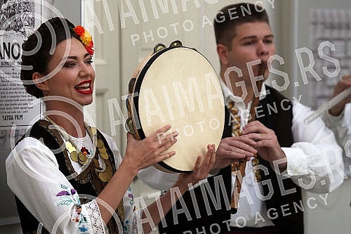 The Prime Minister of Serbia Ana Brnabic and the First Deputy Prime Minister and Minister of Education, Science and Technological Development Branko Ruzic attended the ceremony on the occasion of announcing a competition for the design of new buildin