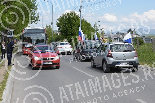  A rally in support of Russia was organized in Nis under the name 