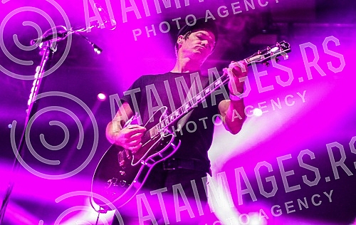 Concert of Scottish pop rock band from Glasgow - Texas held on Sports hall 