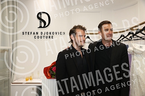 Pianist and fashion designer Stefan Djokovic opened the fashion atelier Stefan Djokovic Couture.Pijanista i modni dizajner Stefan Djokovic otovrio je modni atelje Stefan Djokovic Couture.