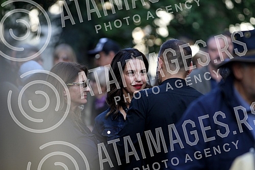 Burial - the cremation of the Serbian actor Predrag Ejdus held at the New Cemetery.Sahrana - kremacija srpskog glumca Predraga Ejdusa odrzana na Novom groblju.