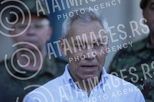 Deputy Prime Minister and Minister of Defense Nebojsa Stefanovic, Chief of General Staff of the Serbian Army General Milan Mojsilovic, Ambassador of the Russian Federation Aleksandar Bocan-Kharcenko and Defense Envoy Major General Aleksandar Zincenko