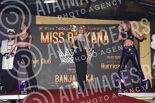 The competition for the most beautiful woman in the Balkans, Miss Balkans for 2022, was held at the Banja Luka club Kabinet.U banjaluckom klubu Kabinet  odrzano je takmicenje za najlepsu zenu na Balkanu, Miss Balkana za 2022. godinu.