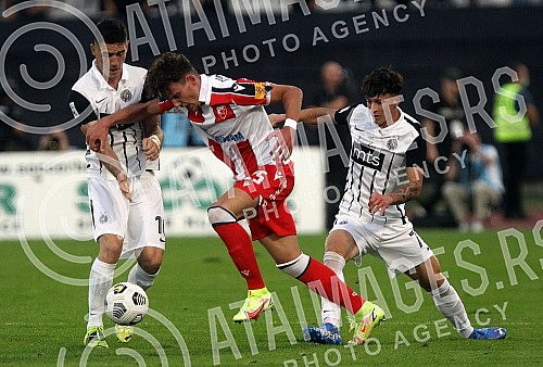 The match of the ninth round of the Linglong Tire Super League of Serbia between FK Partizan and FK Crvena zvezda was played at the Partizan stadium.Utakmica devetog  kola Linglong Tire Super liga Srbije izmedju FK Partizan i FK Crvena zvezda odigr