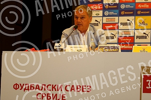 Promotion of the new head coach of the national team of Serbia Ljubisa Tumbakovic was held in the hotel 