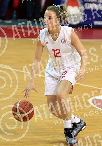 Utakmica 6. kola Prve Zenske Lige Srbije izmedju ZKK Crvena Zvezda i ZKK Student odigrana u hali Basket City. 