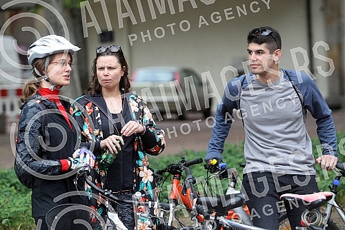 Belgrade cyclists held a protest ride - 109. Critical mass called 