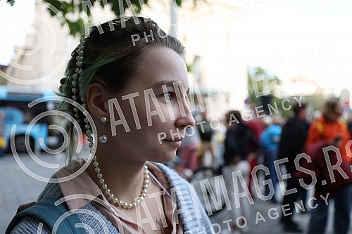 Protest of Russian emigrants against the mobilization that is being carried out in Russia, and at the invitation of the Russian movement 