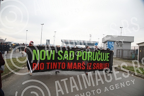 Blockade of Trbusnica (Serbia) - Sepak (BiH) border crossing in protest of Rio Tinto's Jadar project.
Blokada granicnog prelaza Trbusnica (Srbija) - Sepak (BiH) u znak protesta zbog projekta Jadar kompanije Rio Tinto. Blockade of Trbusnica (Serbia) - Sepak (BiH) border crossing in protest of Rio Tinto's Jadar project.
Blokada granicnog prelaza Trbusnica (Srbija) - Sepak (BiH) u znak protesta zbog projekta Jadar kompanije Rio Tinto.