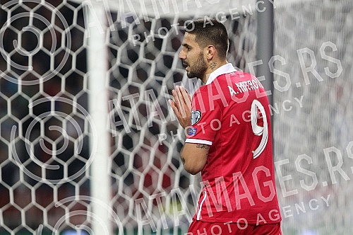 FIFA World Cup qualification match between Serbia and Georgia held at 