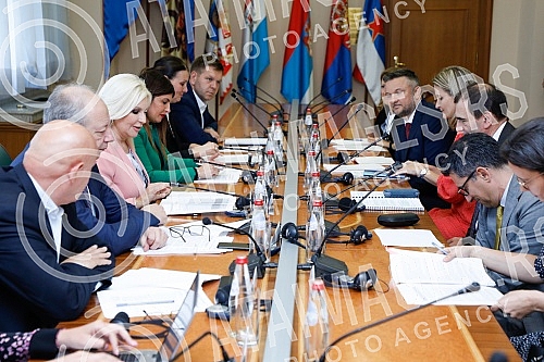 Deputy Prime Minister of the Government of Serbia and Minister of Mining and Energy, Prof. Dr. Zorana Mihajlovic, met with a delegation of the European Bank for Reconstruction and Development (EBRD), led by EBRD Vice President Alain Pilloux, and talk