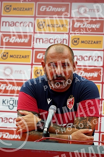 A press conference on the occasion of the match of the 1st round of the Serbian Super League, between Red Star and Vojvodina, was held in the Media Center of the A press conference on the occasion of the match of the 1st round of the Serbian Super League, between Red Star and Vojvodina, was held in the Media Center of the