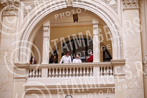 In the House of the National Assembly, a press conference of the Green Left Club - We are not drowning Belgrade was held on the problems of the local village of Podgradina near Kosjerica with the construction of a quarry.U Domu Narodne skupstine od