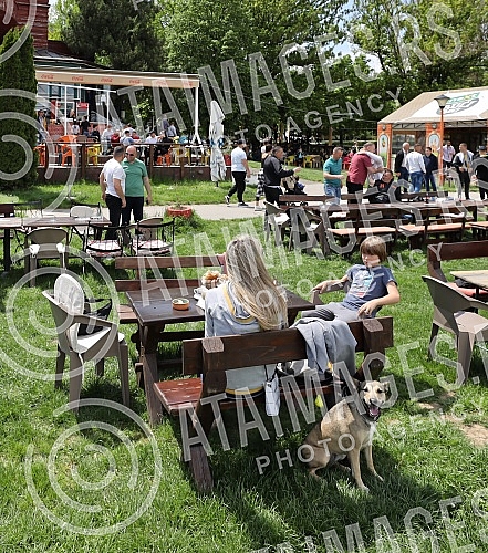 First May - Labor Day at the Belgrade Hippodrome.Prvi maj, praznik rada na beogradskom Hipodromu.