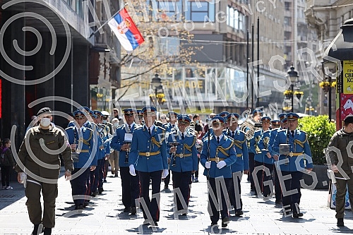 As a gift to the citizens, on the occasion of the Serbian Army Day, the Representative Orchestra of the Guard and the Art Ensemble of the Ministry of Defense As a gift to the citizens, on the occasion of the Serbian Army Day, the Representative Orchestra of the Guard and the Art Ensemble of the Ministry of Defense