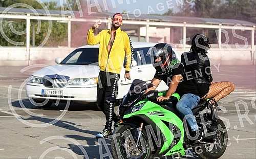 Recording of music spot by Nemanja Djeric - Djekson.Nemanja Djeric - Djekson snima novi muzicki spot.