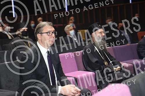 The ceremonial academy in Belgrade's Kombank hall marked the Day of Remembrance for the victims of the 1999 NATO aggression.Svecanom akademijom u beogradskoj Kombank dvorani, obelezen je Dan secanja na stradale u NATO agresiji 1999. godine. 