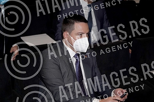 The Prime Minister of the Republic of Serbia, Ana Brnabic, presented the results of the work in the first 100 days of the government in Kombank Hall, and all members of the Government of the Republic of Serbia attended the presentation of the results