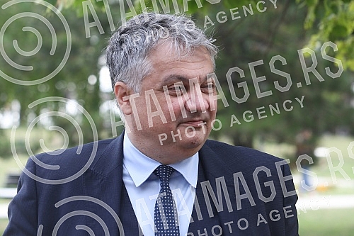 Journalists attended the filming of the new domestic thriller series 