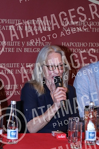 A press conference was held at the National Theater on the occasion of the announcement of the premiere of Leo Tolstoy's play 