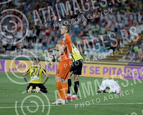 The rematch of the second round of qualifications for the Champions League between FC Red Star and FC Kairat is played at the Rajko Mitic Stadium.Revans utakmica drugog kola kvalifikacija za Ligu sampiona izmedju FK Crvene zvezde i FK Kairat igra s