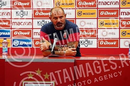 A press conference on the occasion of the match of the 1st round of the Serbian Super League, between Red Star and Vojvodina, was held in the Media Center of the 