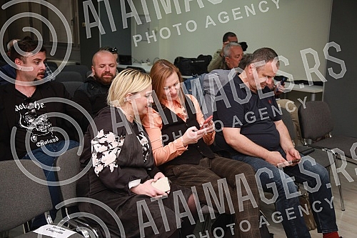The Dusan Bogavac award ceremony was held in the Media Center.Svecana dodele nagrade Dusan Bogavac odrzana je u Medija centru.