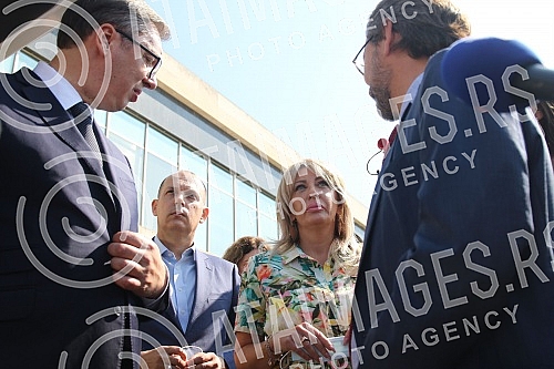 The President of the Republic of Serbia, Aleksandar Vucic, attended the handover of 26 specialized vehicles for the transport of vaccines and medical personnel procured with IPA 2020 funds through the EU Local Development Project (EU PRO PLUS), imple