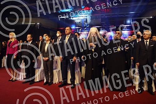 The ceremonial academy marking the Day of the Republika Srpska was held in the Borik Sports Hall in Banja Luka.Svecana akademija povodom obelezavanja Dana Republike Srpske odrzana je u Sportskoj dvorani Borik u Banjaluci. 