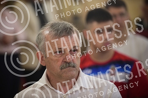 On the occasion of organizing the World Wrestling Championship, a press conference was held in the Old Palace.Povodom organizovanja Svetskog prvenstva u rvanju, u Starom dvoru odrzana je konferencija za medije. 