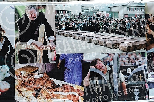 The Wailing Wall in front of the National Assembly of the Republic of Serbia.Zid placa ispred Narodne skupstine Republike Srbije. 