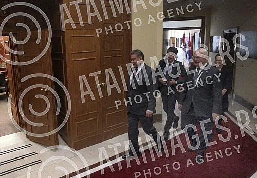 The Prime Minister of the Republic of Serbia, Ana Brnabic, met with the Deputy Assistant Secretary for European and Eurasian Affairs and the Special Envoy of the United States of America for the Western Balkans, Gabriel Escobar.
Predsednica Vlade Re The Prime Minister of the Republic of Serbia, Ana Brnabic, met with the Deputy Assistant Secretary for European and Eurasian Affairs and the Special Envoy of the United States of America for the Western Balkans, Gabriel Escobar.
Predsednica Vlade Re