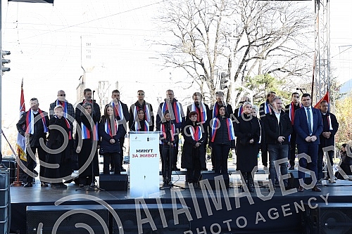 The World Day of Remembrance for the Victims of Traffic Accidents was marked today on the Republic Square in Belgrade with a special program, after which 492 white balloons were symbolically released into the sky in memory of the same number of peopl