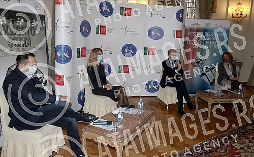 A press conference on the occasion of the fifth edition of the Italian-Serbian film festival was held at the Italian Embassy in Belgrade.Pres konferencija povodom petog izdanja festivala italijansko - srpskog filma odrzana u ambasadi Italije u Beogr