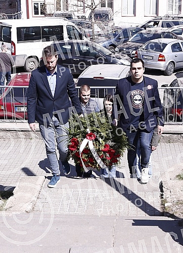 Members of New Party and 1 in 5 million laid wreaths at the Members of New Party and 1 in 5 million laid wreaths at the