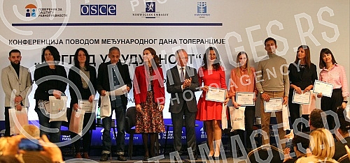 The annual conference of the Commissioner for the Protection of Equality on the occasion of the International Day of Tolerance.Godisnja konferencija Poverenika za zastitu ravnopravnosti povodom Medjunarodnog dana tolerancije.