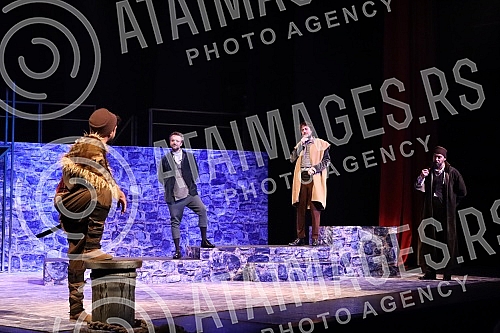 The premiere of the play 