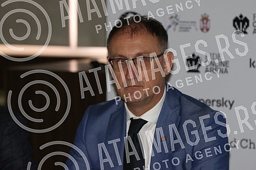 The Chess Federation of Serbia organized a gathering with the media at the Crowne Plaza Hotel on the occasion of the signing of the Agreement on the organization of the FIDE Grand Prix tournament in Belgrade, which will be held from February 28 to Ma