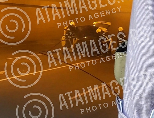 Explosion of a car in the Terazian tunnel in the center of Belgrade.Eksplozija automobila u Terazijskom tunelu u centru Beograda.